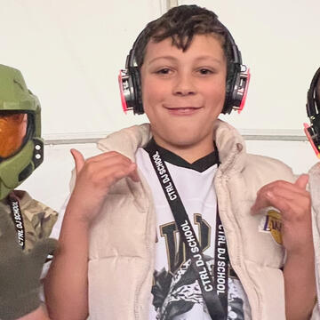 Noah taking part in CTRL DJ School